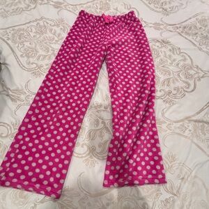 Circo Fuchsia and White Polka Dot Kids Pajama Bottoms